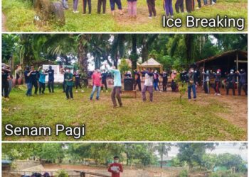 Tim Payungi Dampingi Mahasiswa IAIN KKL di Dam Raman