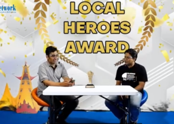Idenya Dianggap “Gila”, Penggagas Payungi Metro Diganjar Local Heroes Award oleh Tribun Network